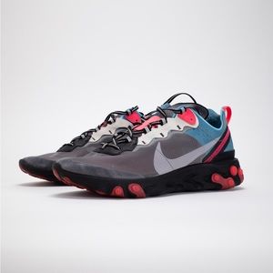Nike Element React 87 - 11 - Black / Blue / Pink